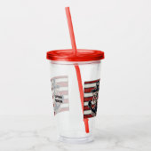 Aangepaste tekst nautisch anker acryl drinkbeker (Links)