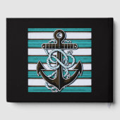 Aangepaste tekst nautisch anker gastenboek (Achterkant)