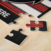 Aangepaste tekst nautisch anker legpuzzel (Zijkant)