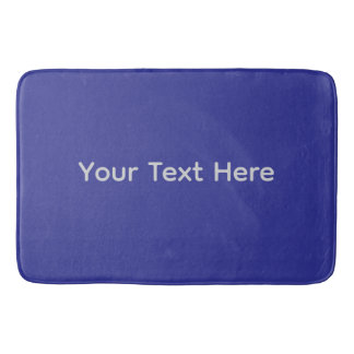 Aangepaste tekst Navyblauw | Persoonlijke Welkom Badmat