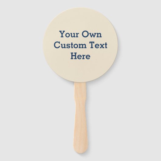 Aangepaste tekst New York City hand fans Handwaaier (Achterkant)