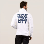 Aangepaste tekst New York City Hoodie (Achterkant volledig)