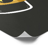 Aangepaste tekst Nieuwjaar Party Poster (Hoek)