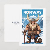 Aangepaste tekst Noorse trol (Voorkant / Achterkant)