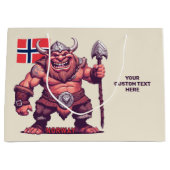 Aangepaste tekst Noorse trol Groot Cadeauzakje (Voorkant)