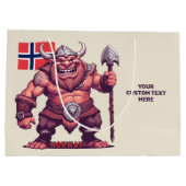 Aangepaste tekst Noorse trol Groot Cadeauzakje (Achterkant)