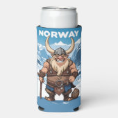 Aangepaste tekst Noorse trol Seltzer Blikjeskoeler (Seltzer Voorkant)