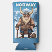 Aangepaste tekst Noorse trol Seltzer Blikjeskoeler (Achterkant)