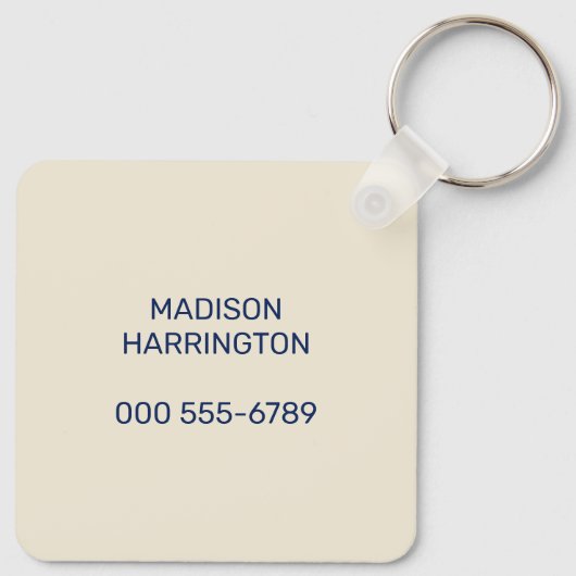 Aangepaste tekst Noorse trol Sleutelhanger (Achterkant)