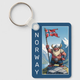 Aangepaste tekst Noorse trol Sleutelhanger