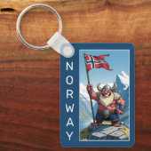 Aangepaste tekst Noorse trol Sleutelhanger (Voorkant)