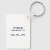 Aangepaste tekst Noorse trol Sleutelhanger (Achterkant)