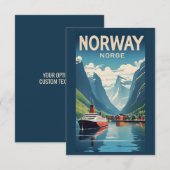 Aangepaste tekst Noorwegen (Voorkant / Achterkant)