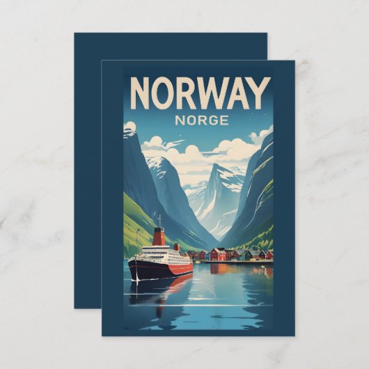 Aangepaste tekst Noorwegen (Voorkant / Achterkant)