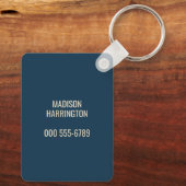 Aangepaste tekst Noorwegen Sleutelhanger (Achterkant)