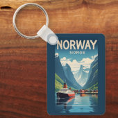 Aangepaste tekst Noorwegen Sleutelhanger (Voorkant)