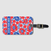 Aangepaste tekst Nul Dink Gegeven Pickleball Bagagelabel (Voorkant (horizontaal))