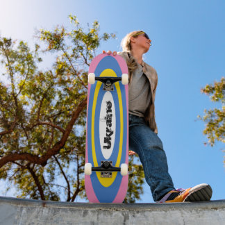 Aangepaste tekst Oekraïense Surf Ovals Skateboard