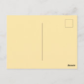 Aangepaste tekst of naam Vliegende olifant Briefkaart (Achterkant)