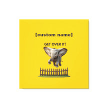 Aangepaste tekst of naam Vliegende olifant