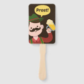 Aangepaste tekst Oktoberfest hand fan set Handwaaier (Voorkant)