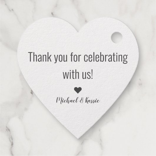 Aangepaste tekst op achterkant | Initialen op voor Bedankjes Labels (Achterkant)