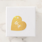 Aangepaste tekst op achterkant | Initialen op voor Bedankjes Labels (Met doos)