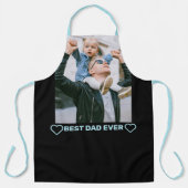 Aangepaste tekst op maat van foto's en hart schort (Voorkant)