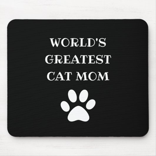 Aangepaste tekst op maat van mam met de grootste k muismat (Voorkant)