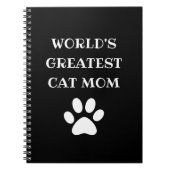 Aangepaste tekst op maat van mam met de grootste k notitieboek (Voorkant)