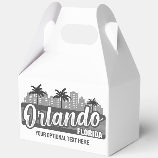 Aangepaste tekst Orlando Florida Bedankdoosjes (Voorkant)