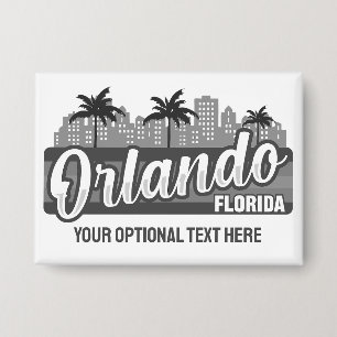 Aangepaste tekst Orlando Florida Button