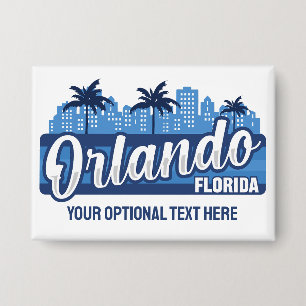 Aangepaste tekst Orlando Florida Button