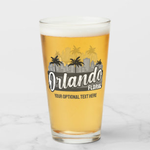 Aangepaste tekst Orlando Florida Glas