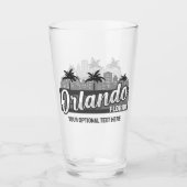 Aangepaste tekst Orlando Florida Glas (Voorkant)