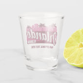 Aangepaste tekst Orlando Florida Shot Glas (Achterkant)