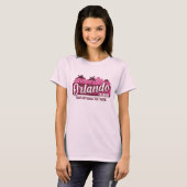 Aangepaste tekst Orlando Florida T-shirt (Voorkant volledig)