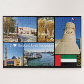 Aangepaste tekst, oude Dubai, Deira Legpuzzel (Horizontaal)