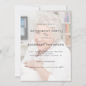 Aangepaste tekst overschreven op Foto Retirement P Kaart (Voorkant)