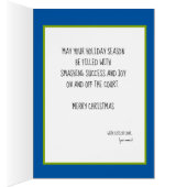 🎾🎄Aangepaste tekst, Padel-ing door de sneeuw! (Binnen (Rechts))