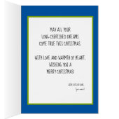 🎾🎄Aangepaste tekst, Padel-ing door de sneeuw! (Binnen (Rechts))