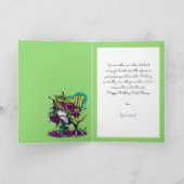 Aangepaste tekst, padel Jurassic Smash Kaart (Binnen)