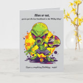 Aangepaste tekst, Padel Melkweg Match Point Kaart (Gele Bloem)