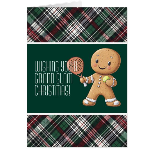 🎾🎄Aangepaste tekst, Padel Powered Christmas (Voorkant)