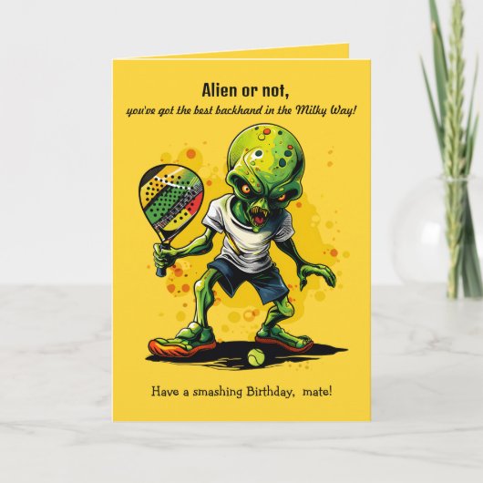 Aangepaste tekst, Padel van Another Planet Kaart (Voorkant)