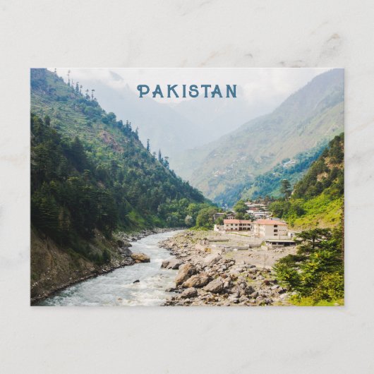 Aangepaste tekst Pakistan Briefkaart (Voorkant)