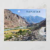 Aangepaste tekst Pakistan Briefkaart (Voorkant)