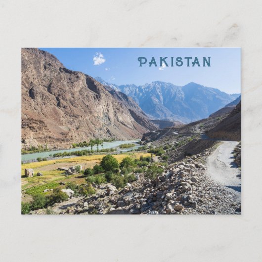 Aangepaste tekst Pakistan Briefkaart (Voorkant)