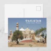 Aangepaste tekst Pakistan Briefkaart (Voorkant / Achterkant)