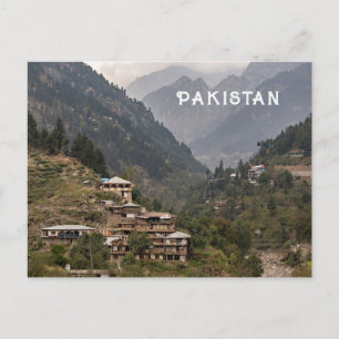 Aangepaste tekst Pakistan Briefkaart